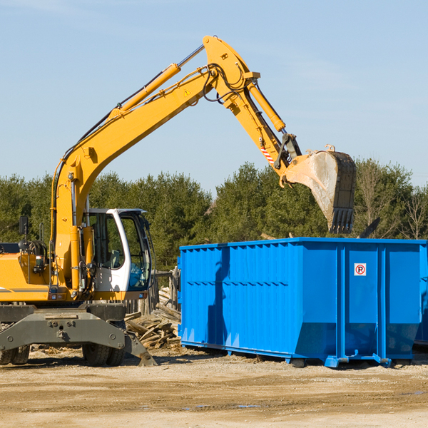 what kind of customer support is available for residential dumpster rentals in Chouteau